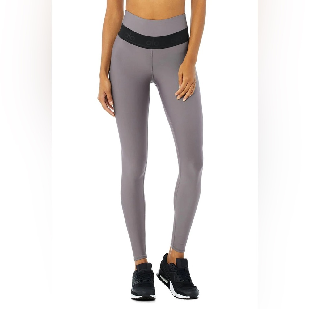 Alo Yoga purple dusk set 💜 Repose bra size S + airlift fitness legging size XS